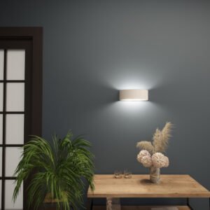 Wall Lamp Ceramic Atena 20 Box Wall Lights Great Lighting UK Ltd