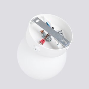 Wall Lamp Yoli 1 White Single Wall Lights Great Lighting UK Ltd