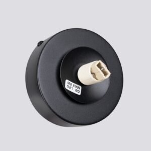 Wall Lamp Yoli 1 Black Single Wall Lights Great Lighting UK Ltd