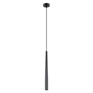 Bliss Single Pendant - Black Cylinder Pendant Lights Great Lighting UK Ltd