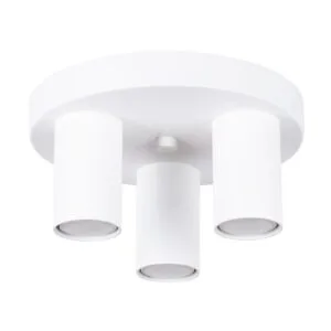 Lagos 3-Light Ceiling Bar - White 3 Light Spotlights Great Lighting UK Ltd