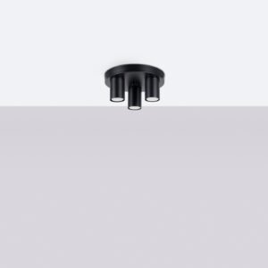Ceiling Lamp Lagos 3p Black Cluster Ceiling Lights Great Lighting UK Ltd