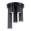 Lagos 5-Light Round Ceiling Light - Black Black Ceiling Lights Great Lighting UK Ltd