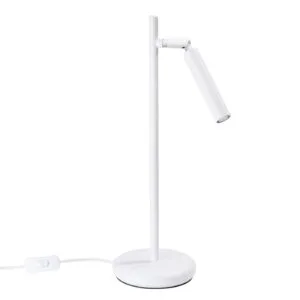 Pastelo Table Lamp - White Bedside Table Lamps Great Lighting UK Ltd