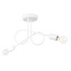 Chandelier Loop 2 White Bedroom Ceiling Lights Great Lighting UK Ltd