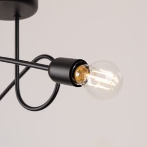 Chandelier Loop 2 Black Ceiling Chandeliers Great Lighting UK Ltd