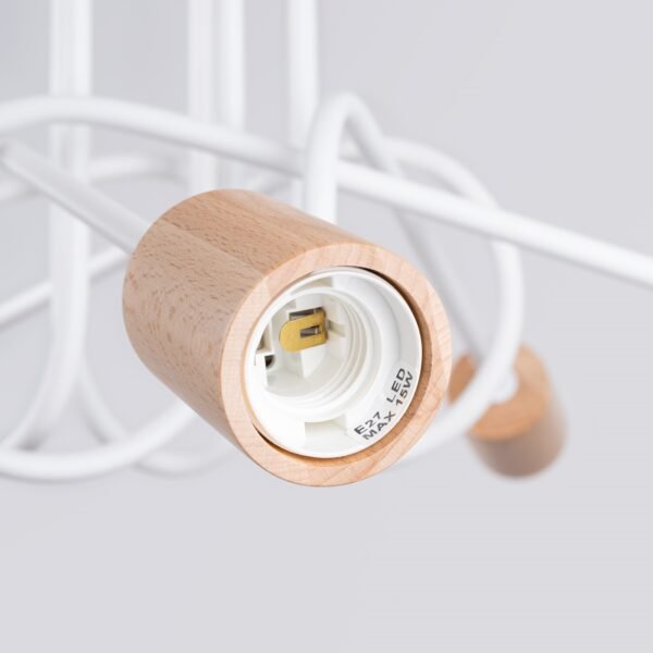 Chandelier Ember 5 White Ceiling Chandeliers Great Lighting UK Ltd