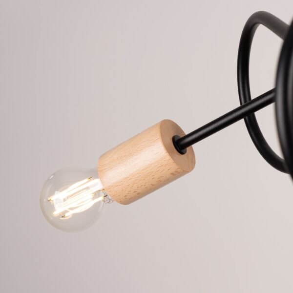 Chandelier Ember 3 Schwarz Ceiling Chandeliers Great Lighting UK Ltd