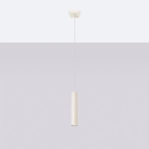 Pendant Lamp Lagos 1 Ivory Modern Single Pendants Great Lighting UK Ltd