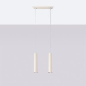 Pendant Lamp Lagos 2 Ivory Multi Pendants Great Lighting UK Ltd