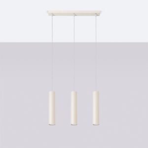 Pendant Lamp Lagos 3l Ivory Multi Pendants Great Lighting UK Ltd