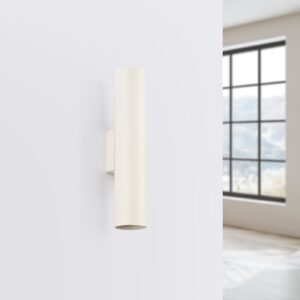 Wall Lamp Lagos 2 Ivory Double Wall Lights Great Lighting UK Ltd
