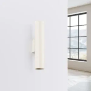 Lagos Twin Wall Light - Ivory Double Wall Lights Great Lighting UK Ltd