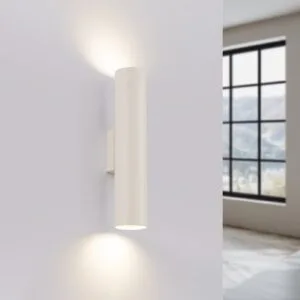 Lagos Twin Wall Light - Ivory Double Wall Lights Great Lighting UK Ltd