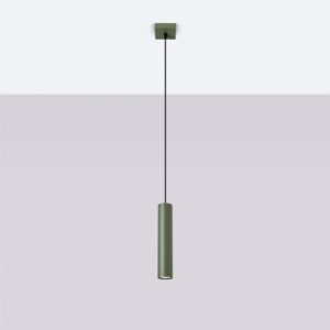 Pendant Lamp Lagos 1 Olive Green Modern Single Pendants Great Lighting UK Ltd