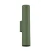 Lagos Twin Wall Light - Olive Green Double Wall Lights Great Lighting UK Ltd