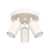 Ring 3-Light Ceiling Bar - Ivory Cluster Ceiling Lights Great Lighting UK Ltd