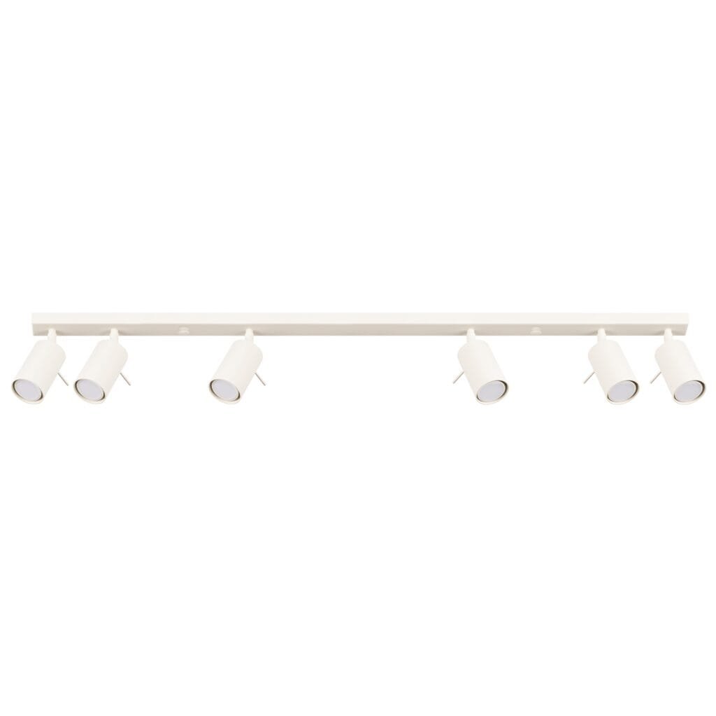 Ring Six Light Ivory Kitchen Spotlight Bar 6 Light Spotlights Great Lighting UK Ltd