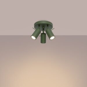 Ceiling Lamp Ring 3p Olive Green Cluster Ceiling Lights Great Lighting UK Ltd