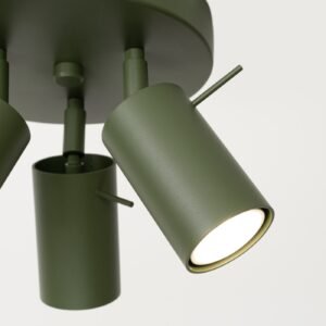 Ceiling Lamp Ring 3p Olive Green Cluster Ceiling Lights Great Lighting UK Ltd