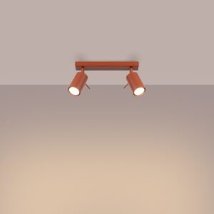 Ceiling Lamp Ring 2 Red Ochra Track Lighting Great Lighting UK Ltd
