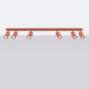 Ceiling Lamp Ring 6l Red Ochra Track Lighting Great Lighting UK Ltd
