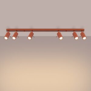 Ceiling Lamp Ring 6l Red Ochra Track Lighting Great Lighting UK Ltd