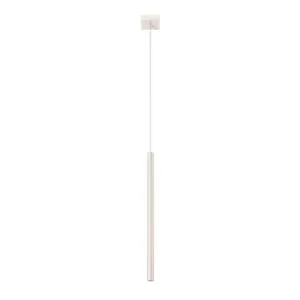 Pastelo Pendant Light - Single / Ivory Bedroom Cylinder Pendants Great Lighting UK Ltd