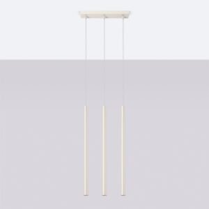 Pendant Lamp Pastelo 3 Ivory Multi Pendants Great Lighting UK Ltd