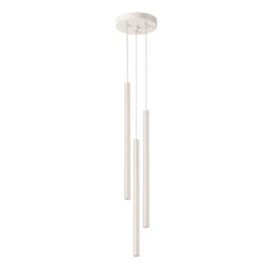 Pendant Lamp Pastelo 3p Ivory Multi Pendants Great Lighting UK Ltd
