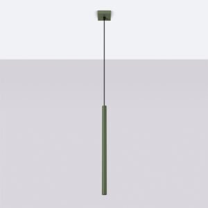 Pendant Lamp Pastelo 1 Olive Green Modern Single Pendants Great Lighting UK Ltd