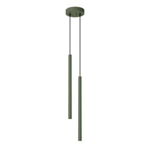 Pendant Lamp Pastelo 2 Olive Green Multi Pendants Great Lighting UK Ltd