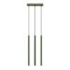 Pendant Lamp Pastelo 3 Olive Green Multi Pendants Great Lighting UK Ltd