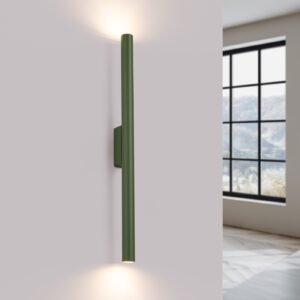 Wall Lamp Pastelo 2 Olive Green Double Wall Lights Great Lighting UK Ltd