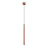 Pastelo Pendant Light - Single / Red Ochre Bedroom Cylinder Pendants Great Lighting UK Ltd