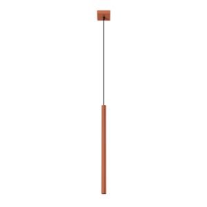 Pendant Lamp Pastelo 1 Red Ochre Modern Single Pendants Great Lighting UK Ltd