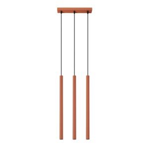Pendant Lamp Pastelo 3 Red Ochre Multi Pendants Great Lighting UK Ltd
