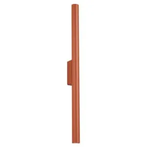 Pastelo Twin Wall Light - Red Ochre Coloured Wall Lights Great Lighting UK Ltd