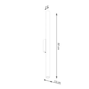Wall Lamp Pastelo 2 Red Ochre Double Wall Lights Great Lighting UK Ltd