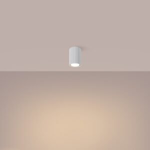 Ceiling Lamp Karbon 10 White Single Ceiling Lights Great Lighting UK Ltd