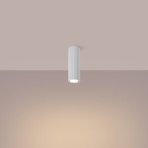 Ceiling Lamp Karbon 20 White Single Ceiling Lights Great Lighting UK Ltd
