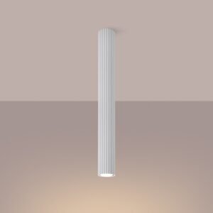 Ceiling Lamp Karbon 60 White Single Ceiling Lights Great Lighting UK Ltd