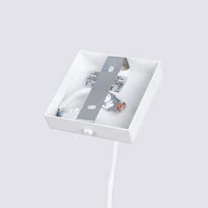 Pendant Lamp Karbon 1 White Modern Single Pendants Great Lighting UK Ltd