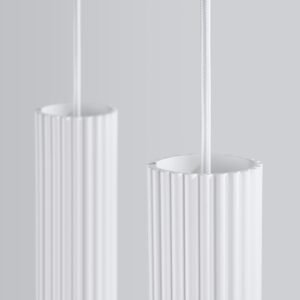 Pendant Lamp Karbon 2 White Multi Pendants Great Lighting UK Ltd