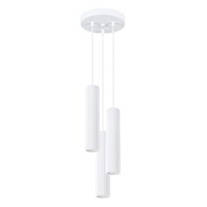 Pendant Lamp Karbon 3p White Multi Pendants Great Lighting UK Ltd