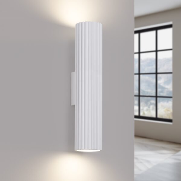 Wall Lamp Karbon 30 White Modern Indoor Wall Lights Great Lighting UK Ltd