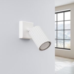 Wall Lamp Karbon White Single Wall Lights Great Lighting UK Ltd