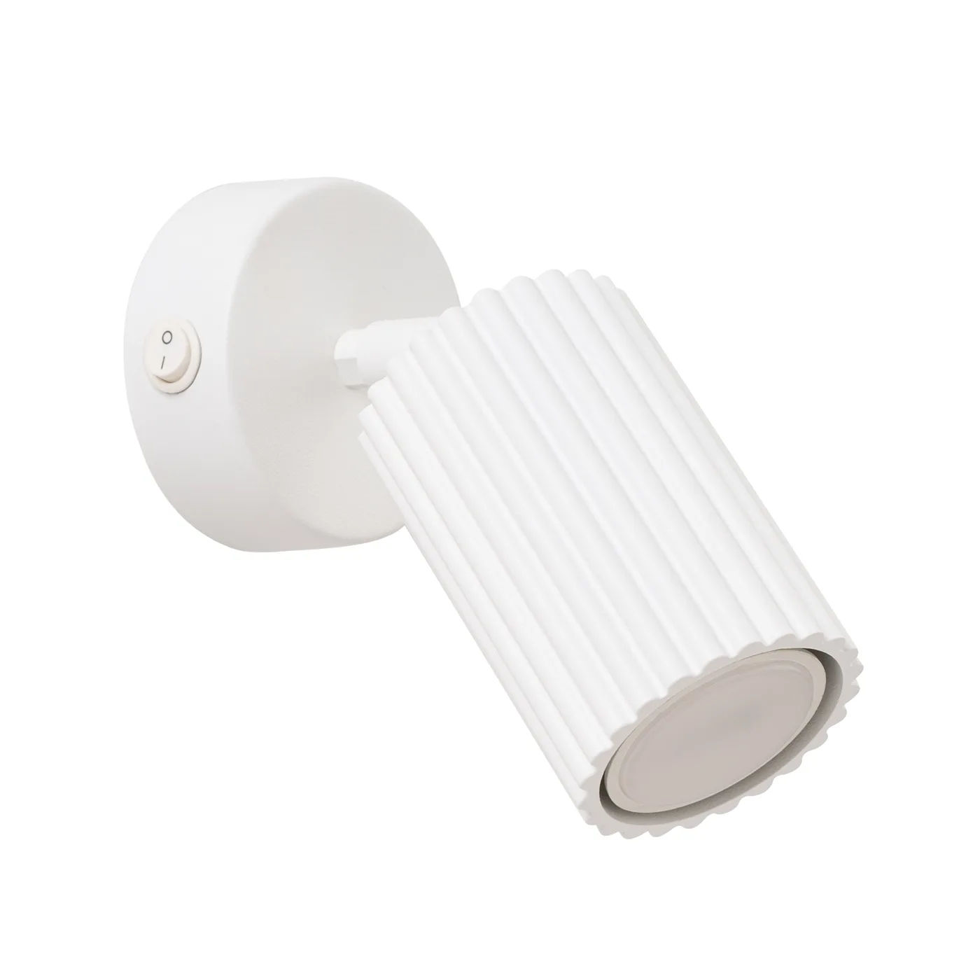 Karbon Wall Light - White / With Switch Modern Adjustable Wall Lights Great Lighting UK Ltd