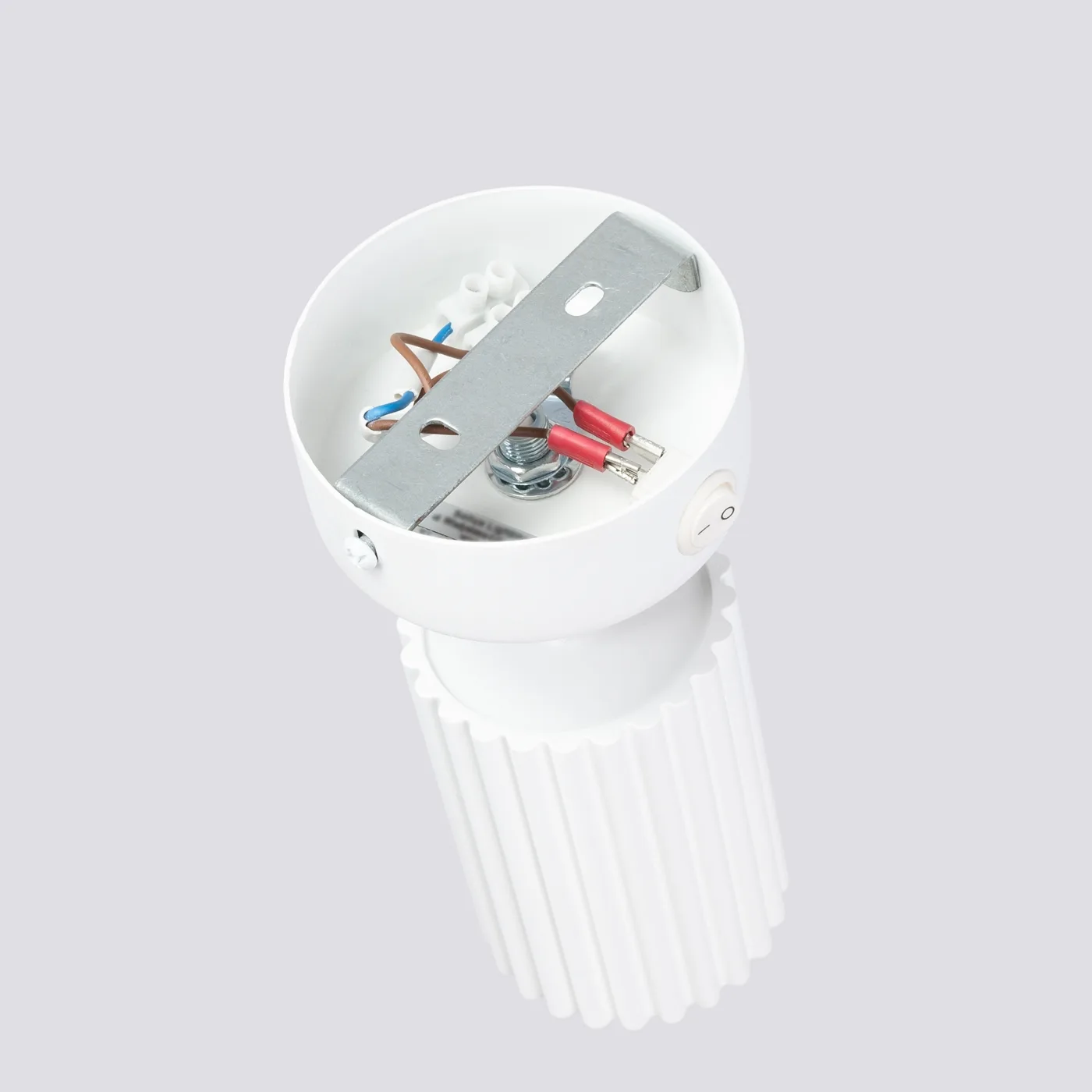 Karbon Wall Light - White / With Switch Modern Adjustable Wall Lights Great Lighting UK Ltd