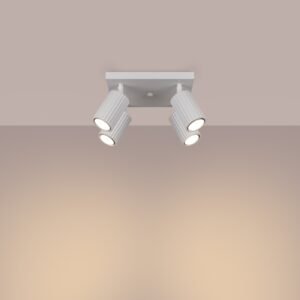 Ceiling Lamp Karbon 4 White Cluster Ceiling Lights Great Lighting UK Ltd